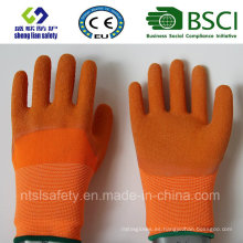 Nylon Latex Protección de trabajo Guantes Guantes de seguridad Guantes de látex